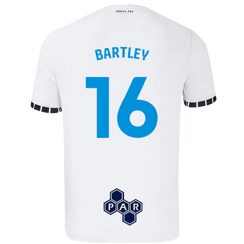DanxenレディースMelanie Bartley#16白ホームシャツ2024/25ジャージーユニフォーム
