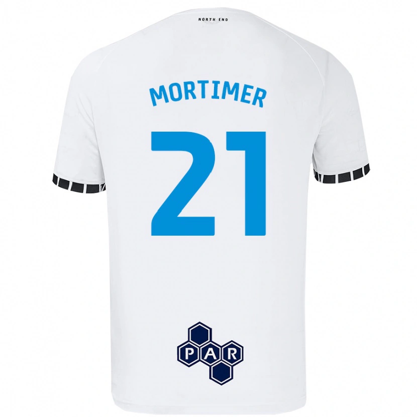 DanxenレディースJodie Mortimer#21白ホームシャツ2024/25ジャージーユニフォーム