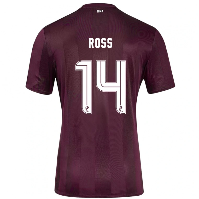 DanxenレディースMackenzie Ross#14ブルゴーニュホームシャツ2024/25ジャージーユニフォーム