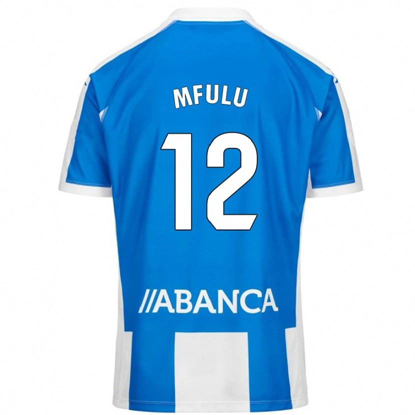 DanxenレディースNuke Mfulu#12ブルーホワイトホームシャツ2024/25ジャージーユニフォーム