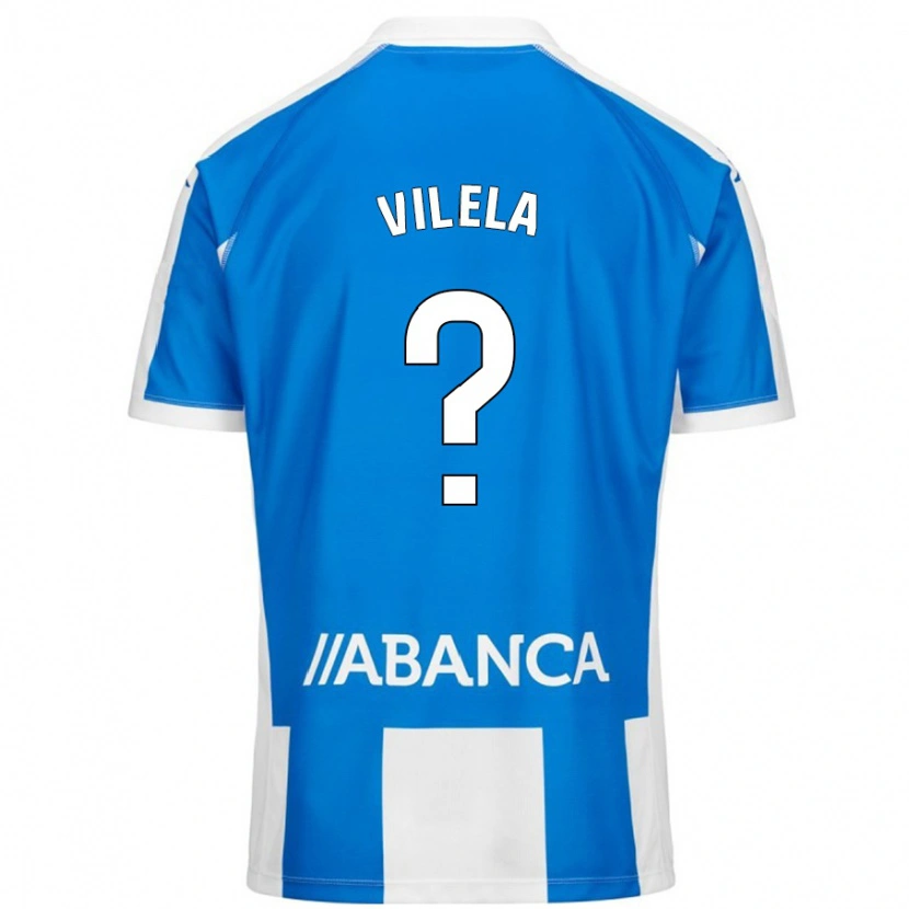 DanxenレディースRubén Vilela#0ブルーホワイトホームシャツ2024/25ジャージーユニフォーム