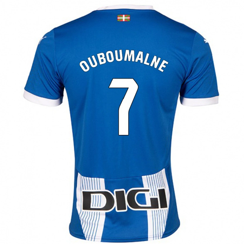 DanxenレディースIbra Ouboumalne#7青ホームシャツ2024/25ジャージーユニフォーム