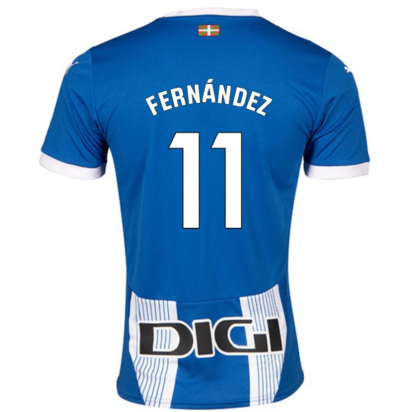 DanxenレディースImanol Fernández#11青ホームシャツ2024/25ジャージーユニフォーム