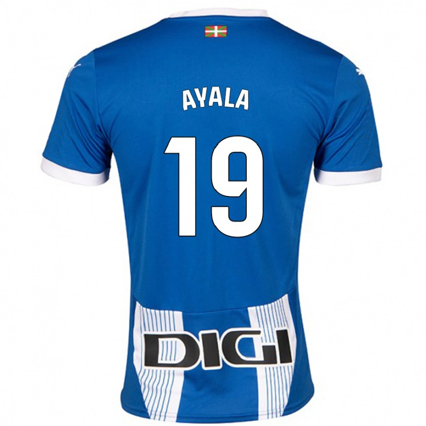 DanxenレディースAxel Ayala#19青ホームシャツ2024/25ジャージーユニフォーム