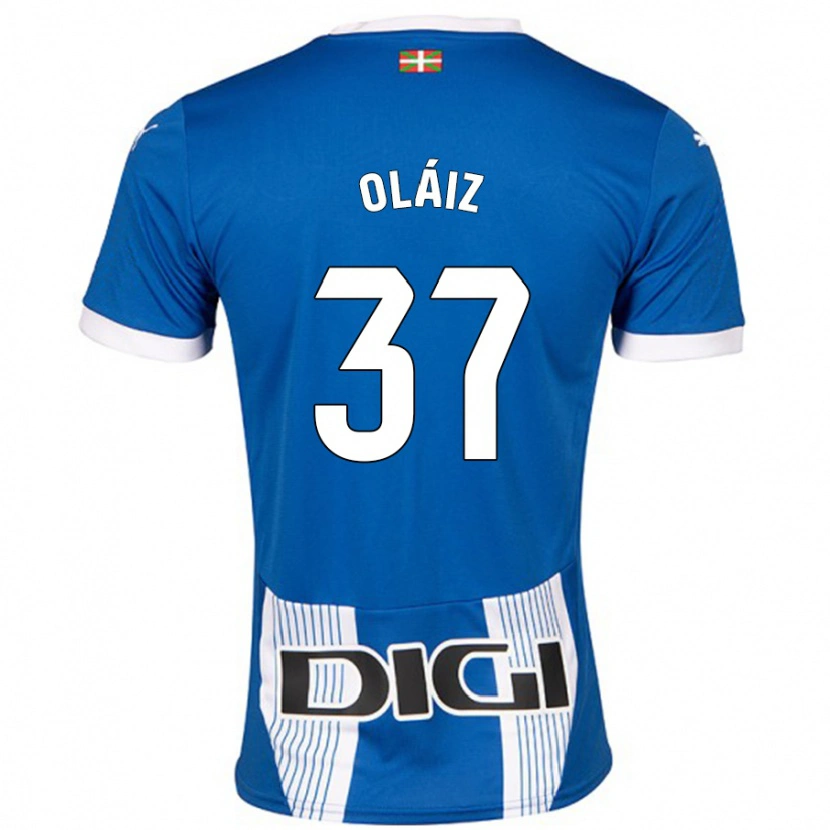 DanxenレディースXanet Oláiz#37青ホームシャツ2024/25ジャージーユニフォーム