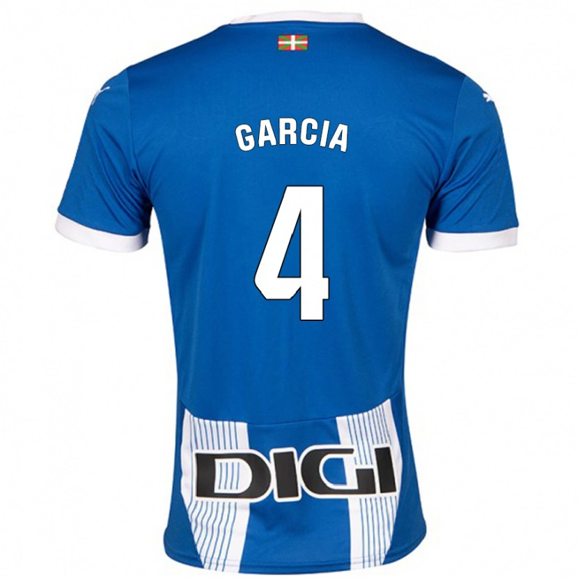 DanxenレディースPichi García#4青ホームシャツ2024/25ジャージーユニフォーム