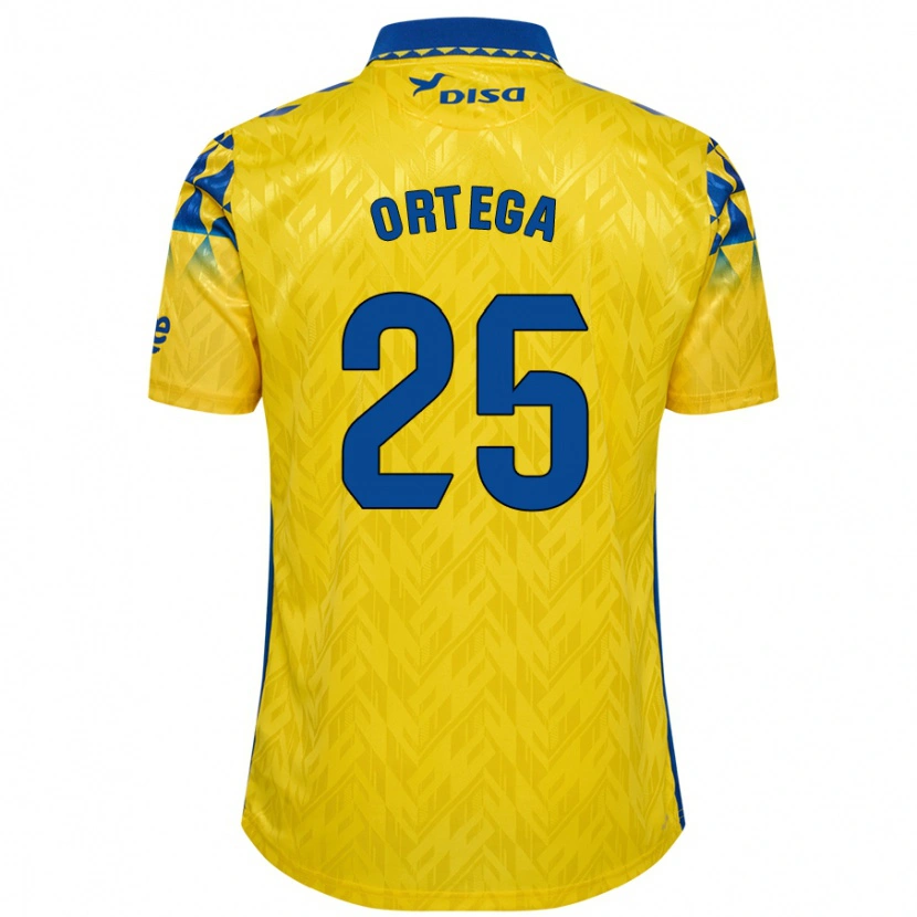 DanxenレディースEdián Ortega#25黄 青ホームシャツ2024/25ジャージーユニフォーム