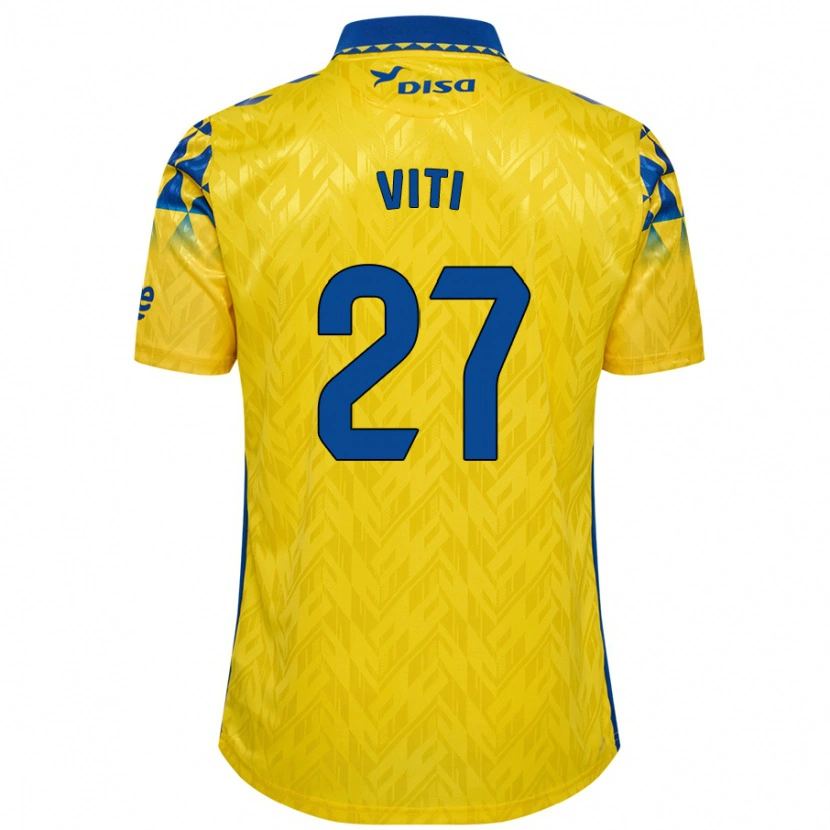 DanxenレディースViti#27黄 青ホームシャツ2024/25ジャージーユニフォーム