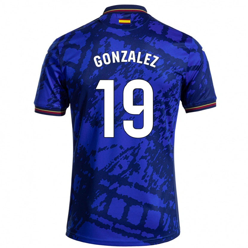 Danxenレディースペテル・ゴンサレス#19濃い青ホームシャツ2024/25ジャージーユニフォーム