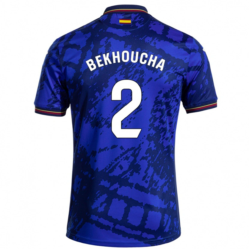 DanxenレディースIsmael Bekhoucha#2濃い青ホームシャツ2024/25ジャージーユニフォーム