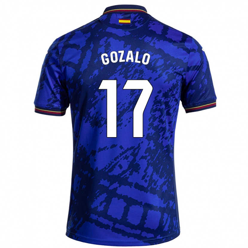 DanxenレディースMarcos Gozalo#17濃い青ホームシャツ2024/25ジャージーユニフォーム