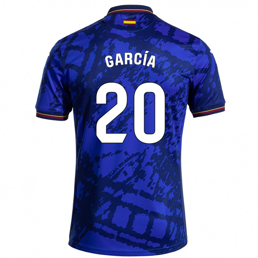 DanxenレディースÁlex García#20濃い青ホームシャツ2024/25ジャージーユニフォーム
