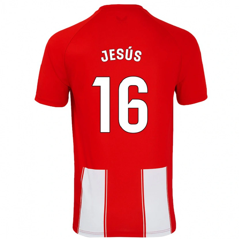 DanxenレディースAntonio Jesús#16赤 白ホームシャツ2024/25ジャージーユニフォーム