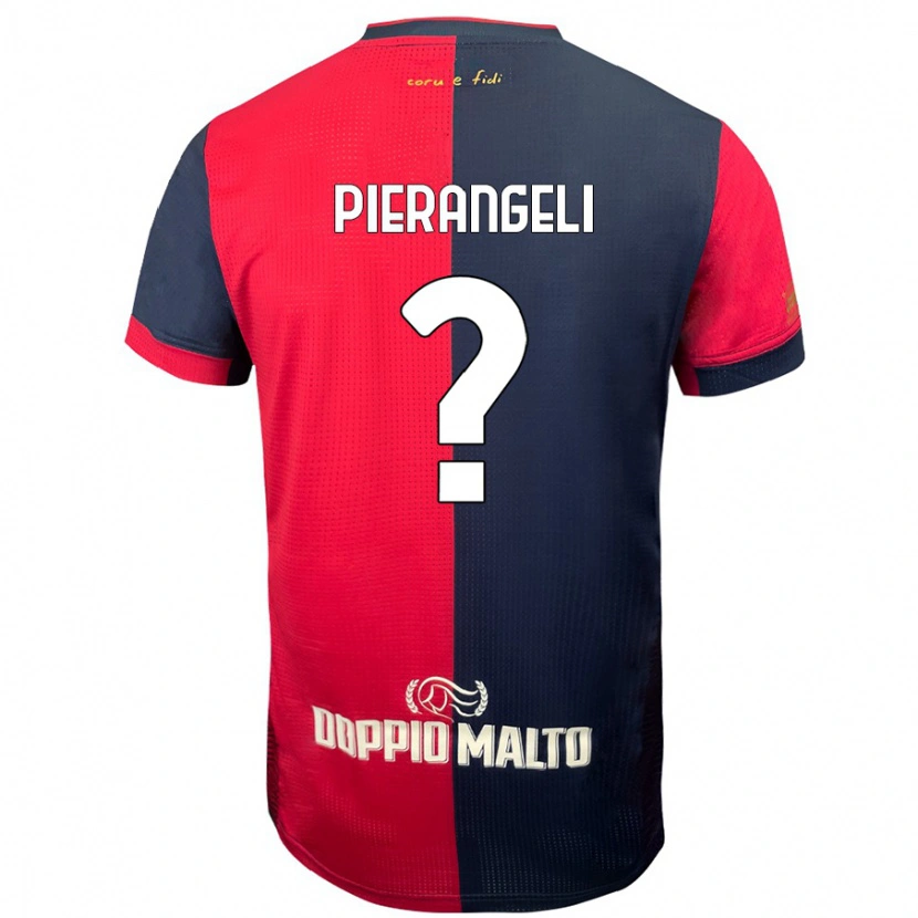 DanxenレディースLuis Pierangeli#0赤 濃い青ホームシャツ2024/25ジャージーユニフォーム