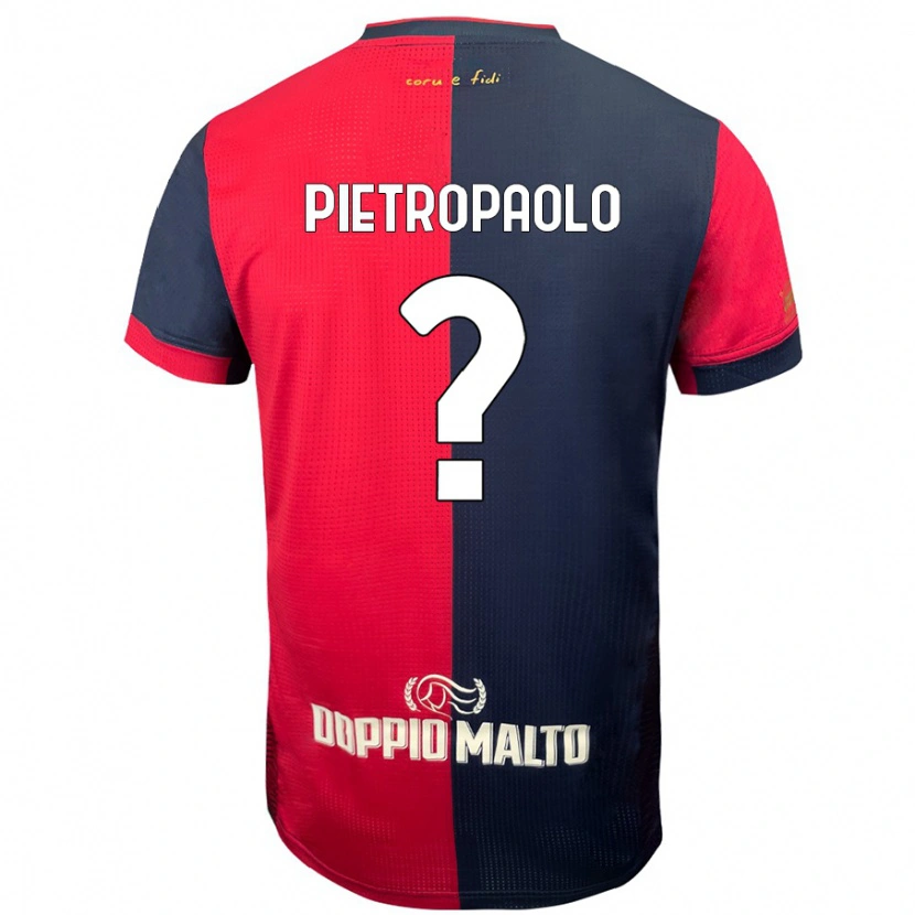 DanxenレディースMario Pietropaolo#0赤 濃い青ホームシャツ2024/25ジャージーユニフォーム