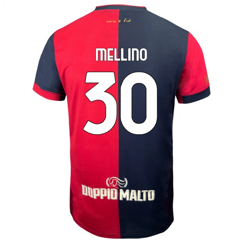 DanxenレディースCarlo Mellino#30赤 濃い青ホームシャツ2024/25ジャージーユニフォーム