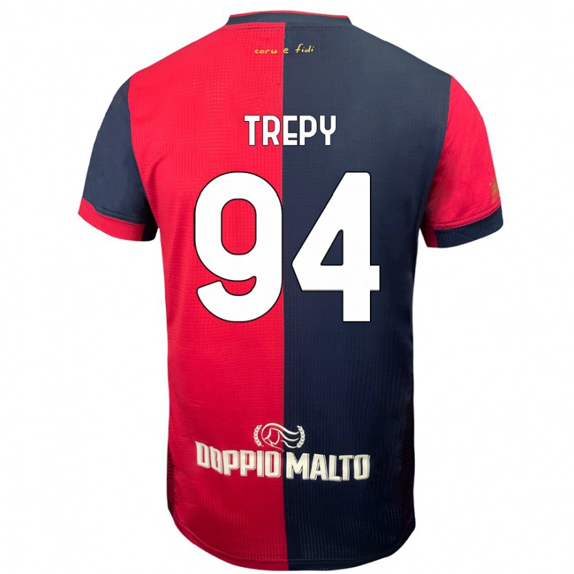 DanxenレディースYael Trepy#94赤 濃い青ホームシャツ2024/25ジャージーユニフォーム