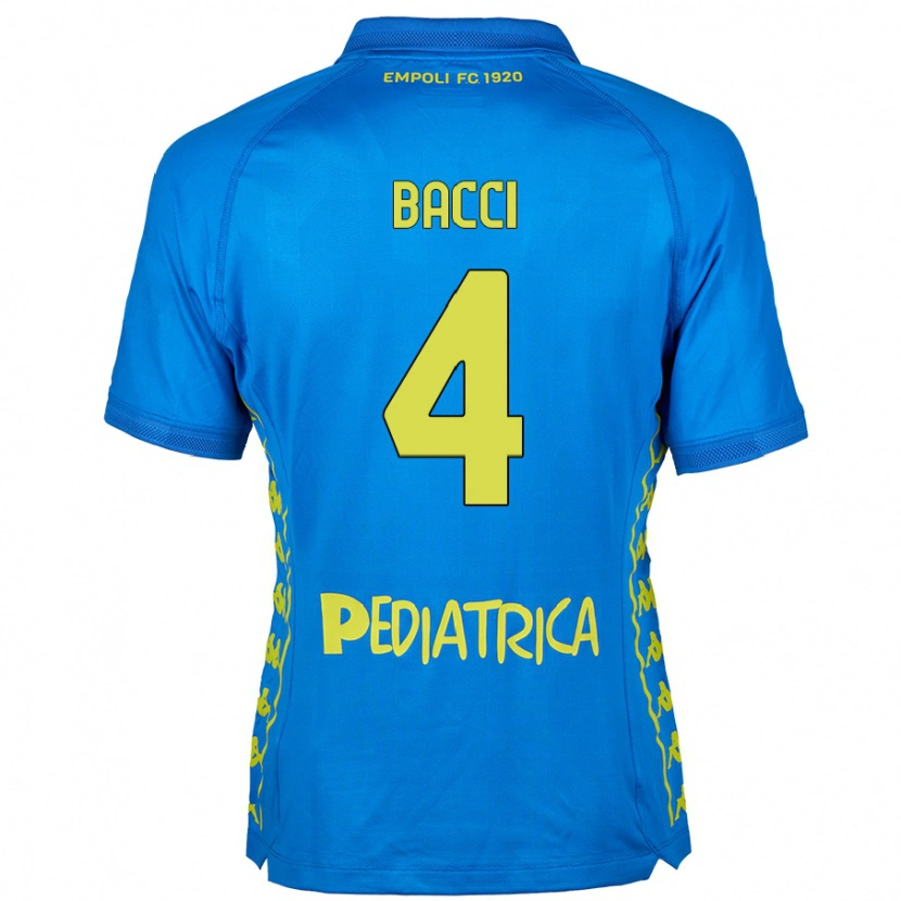 DanxenレディースJacopo Bacci#4青ホームシャツ2024/25ジャージーユニフォーム