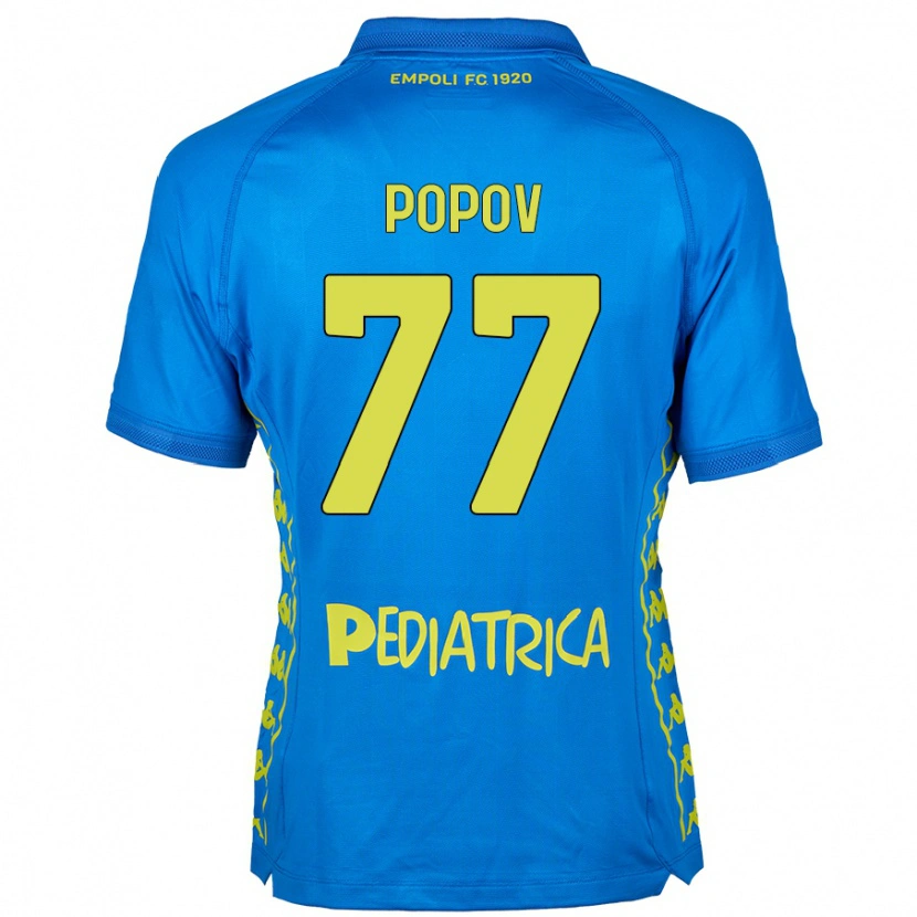 DanxenレディースBogdan Popov#77青ホームシャツ2024/25ジャージーユニフォーム