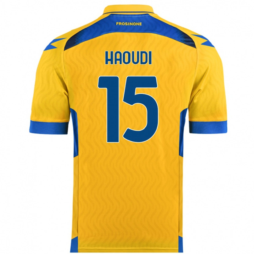 DanxenレディースHamza Haoudi#15黄ホームシャツ2024/25ジャージーユニフォーム