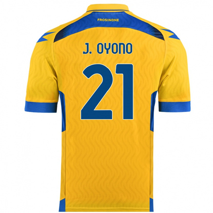 DanxenレディースJérémy Oyono#21黄ホームシャツ2024/25ジャージーユニフォーム