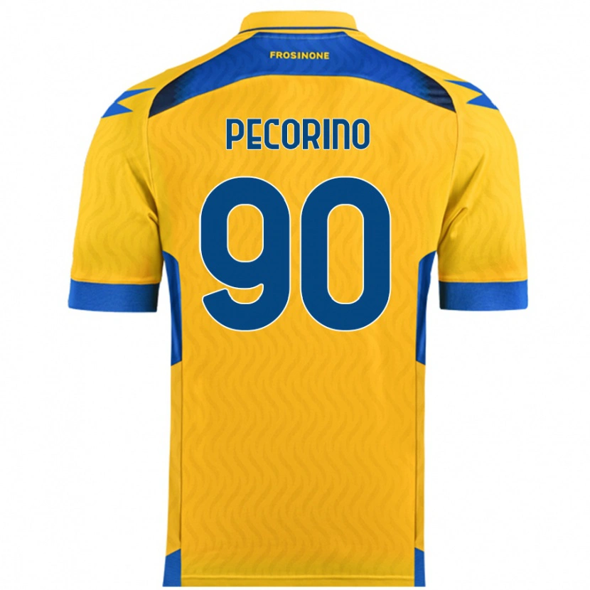 DanxenレディースEmanuele Pecorino#90黄ホームシャツ2024/25ジャージーユニフォーム