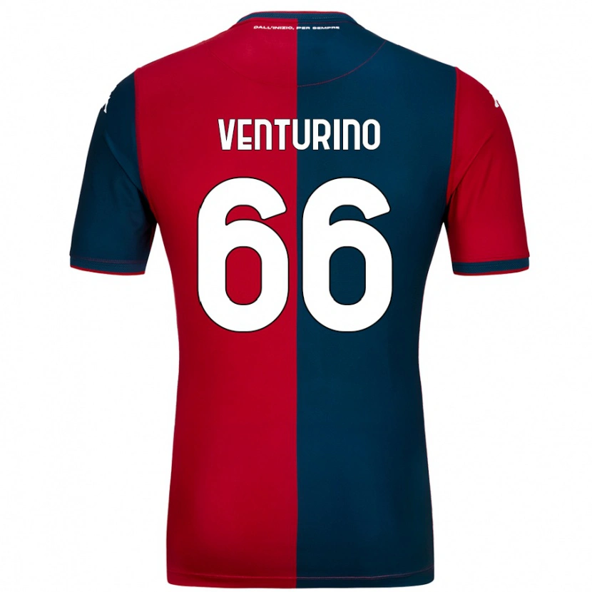 DanxenレディースLorenzo Venturino#66赤 ダークブルーホームシャツ2024/25ジャージーユニフォーム