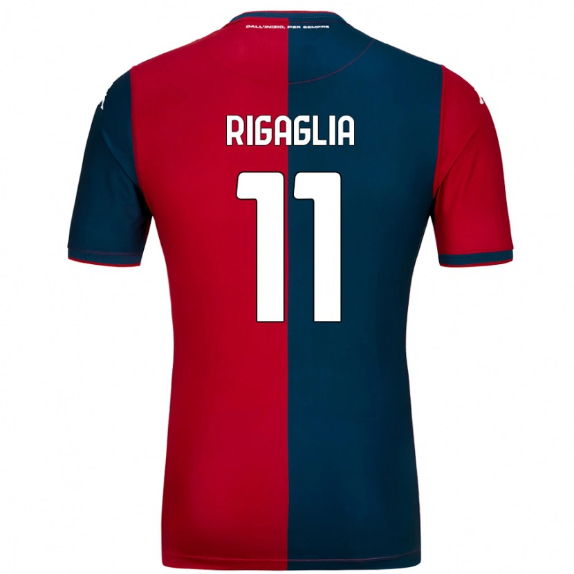 DanxenレディースAlison Rigaglia#11赤 ダークブルーホームシャツ2024/25ジャージーユニフォーム