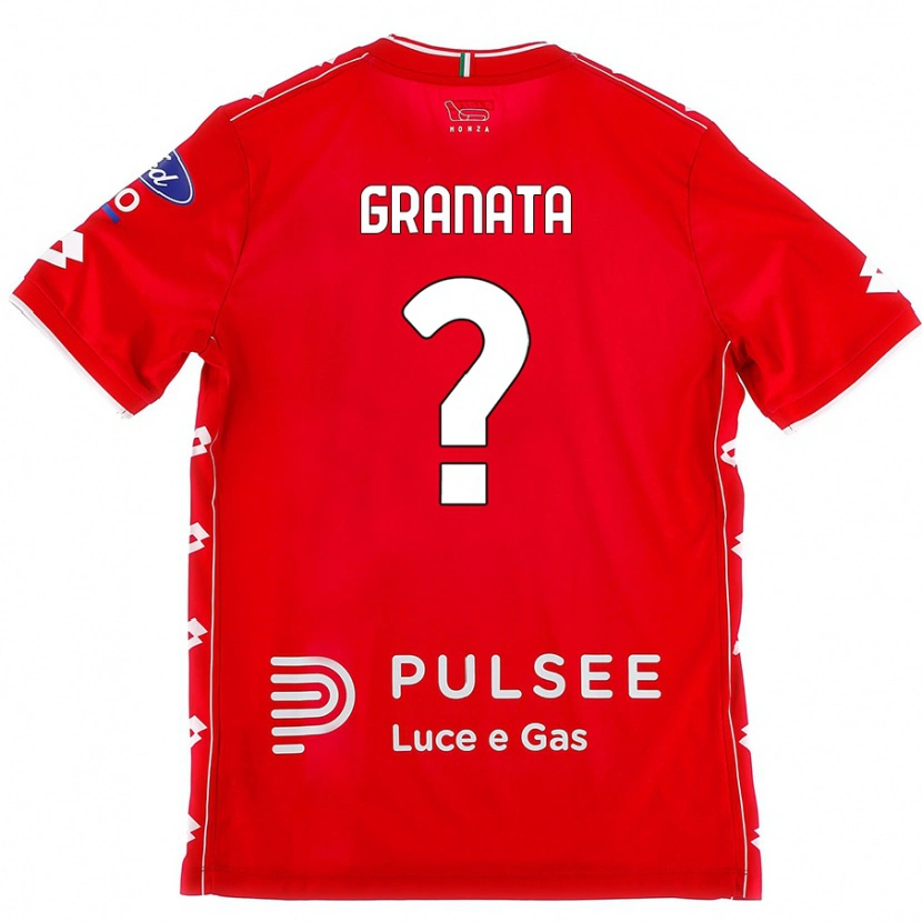 DanxenレディースGiorgio Granata#0赤 白ホームシャツ2024/25ジャージーユニフォーム