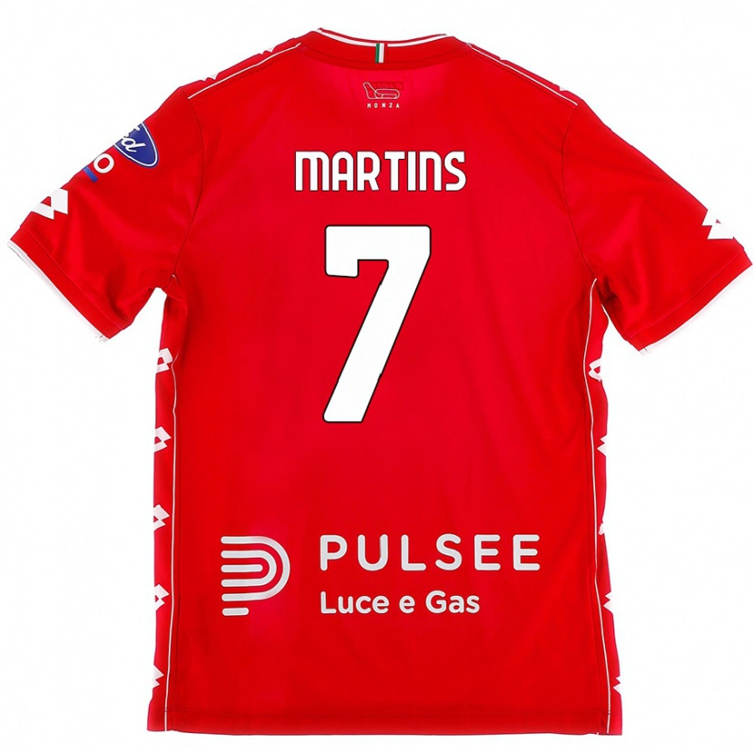 DanxenレディースKevin Martins#7赤 白ホームシャツ2024/25ジャージーユニフォーム