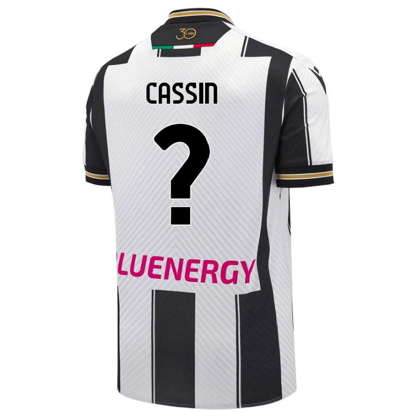 DanxenレディースMarco Cassin#0白 黒ホームシャツ2024/25ジャージーユニフォーム