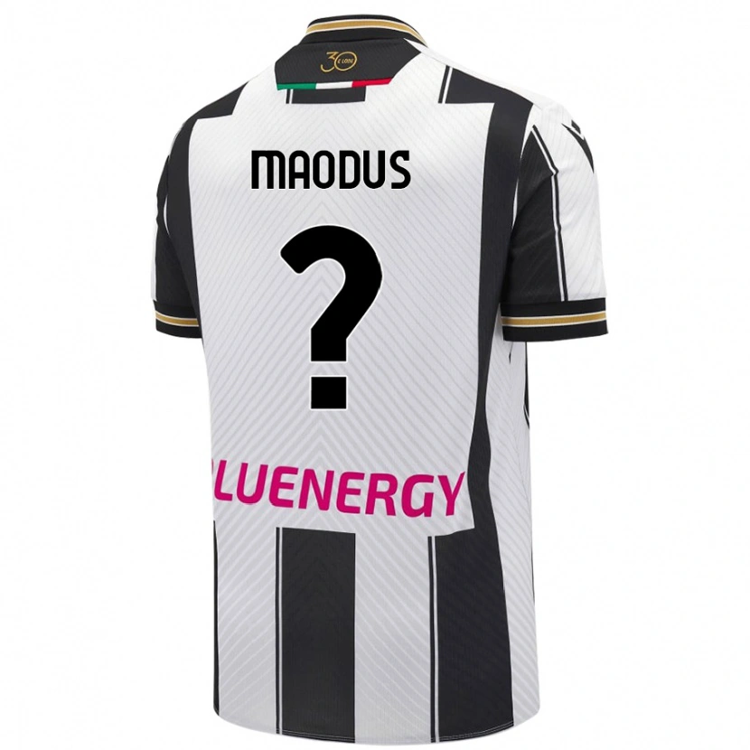 DanxenレディースAleksa Maodus#0白 黒ホームシャツ2024/25ジャージーユニフォーム