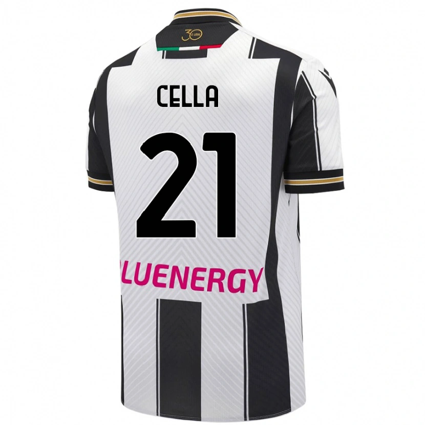 DanxenレディースLeonardo Cella#21白 黒ホームシャツ2024/25ジャージーユニフォーム