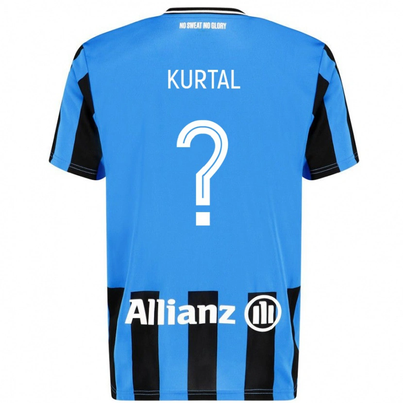 DanxenレディースUtku Kurtal#0スカイブルー ブラックホームシャツ2024/25ジャージーユニフォーム