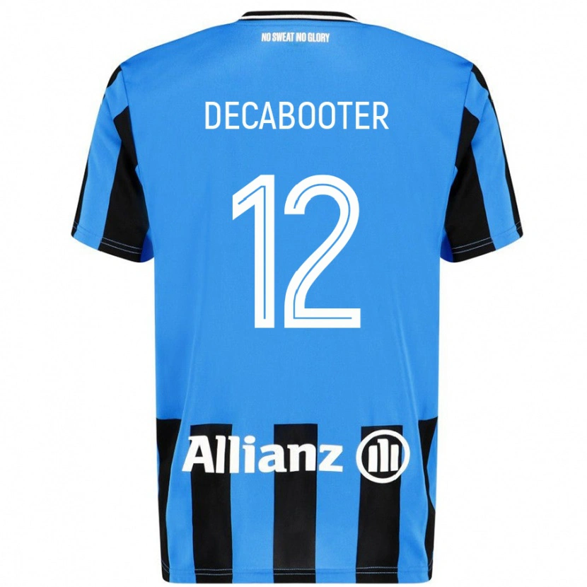 DanxenレディースMarith Decabooter#12スカイブルー ブラックホームシャツ2024/25ジャージーユニフォーム