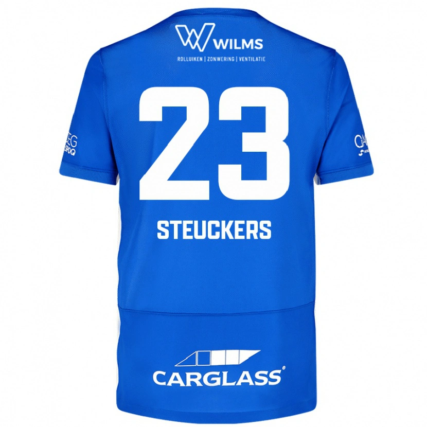 DanxenレディースJarne Steuckers#23青ホームシャツ2024/25ジャージーユニフォーム