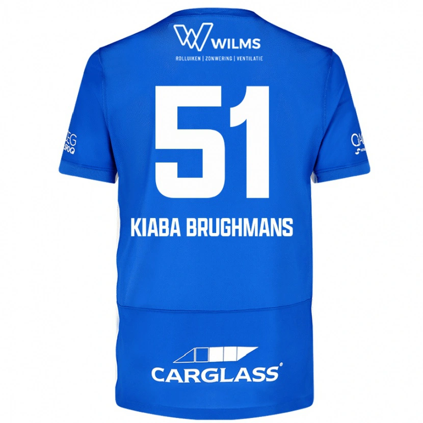 DanxenレディースLucca Kiaba Brughmans#51青ホームシャツ2024/25ジャージーユニフォーム