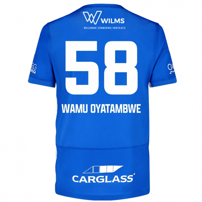 DanxenレディースMatthias Wamu Oyatambwe#58青ホームシャツ2024/25ジャージーユニフォーム