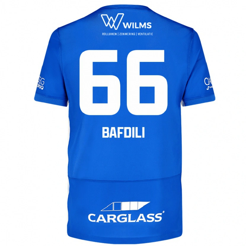 DanxenレディースZaïd Bafdili#66青ホームシャツ2024/25ジャージーユニフォーム