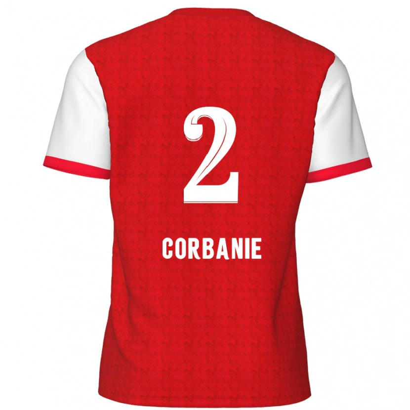 DanxenレディースKobe Corbanie#2赤 白ホームシャツ2024/25ジャージーユニフォーム