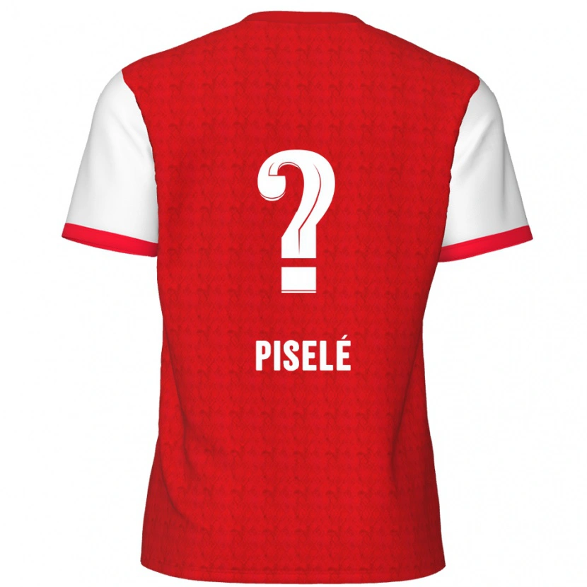 DanxenレディースLowie Piselé#0赤 白ホームシャツ2024/25ジャージーユニフォーム