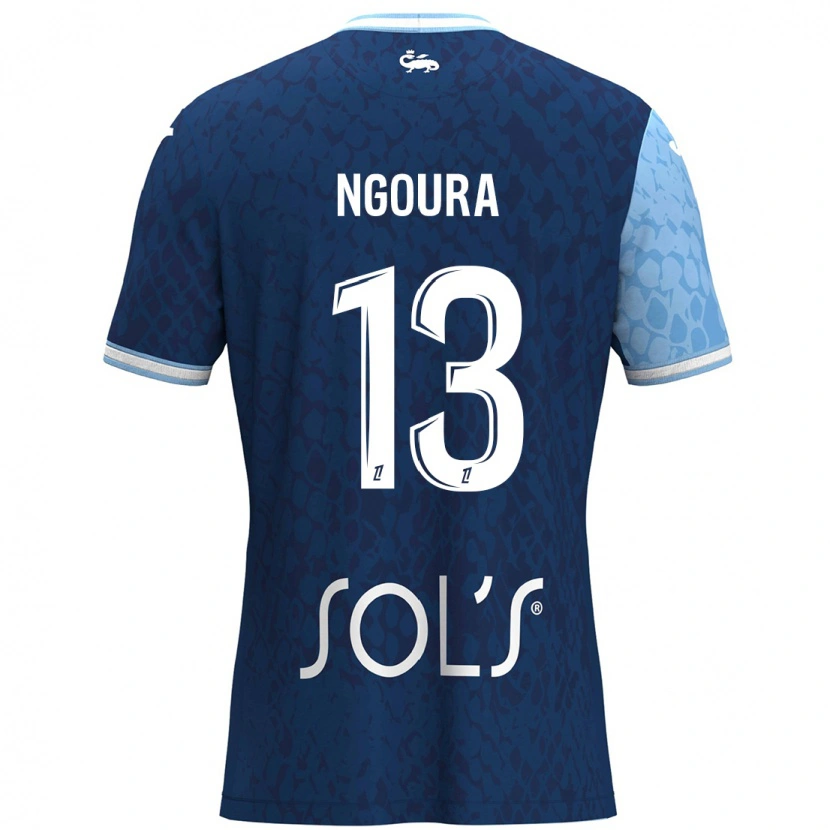 DanxenレディースSteve Ngoura#13スカイブルー ダークブルーホームシャツ2024/25ジャージーユニフォーム