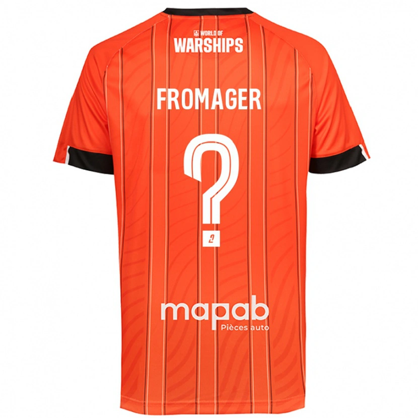 DanxenレディースCôme Fromager#0オレンジホームシャツ2024/25ジャージーユニフォーム