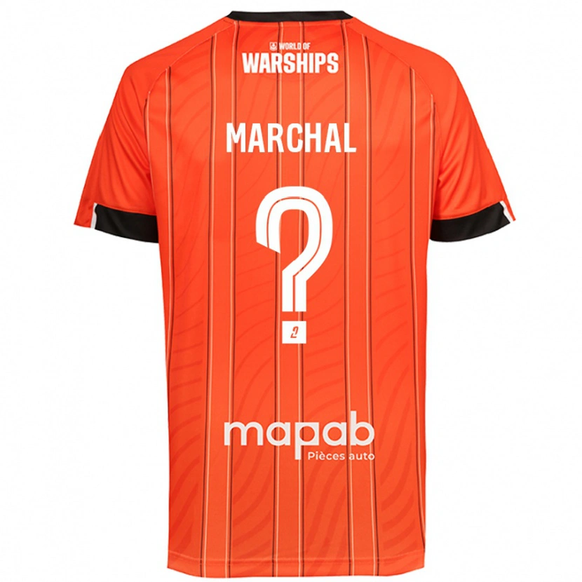 DanxenレディースNoam Marchal#0オレンジホームシャツ2024/25ジャージーユニフォーム