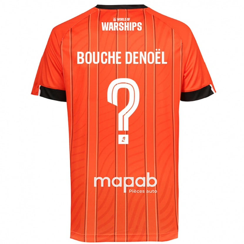 DanxenレディースMax Bouche Denoël#0オレンジホームシャツ2024/25ジャージーユニフォーム