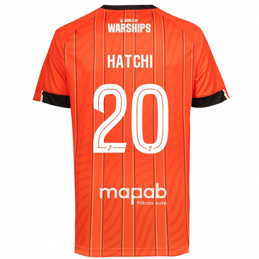 DanxenレディースJérémy Hatchi#20オレンジホームシャツ2024/25ジャージーユニフォーム