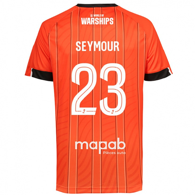 DanxenレディースBrice Seymour#23オレンジホームシャツ2024/25ジャージーユニフォーム
