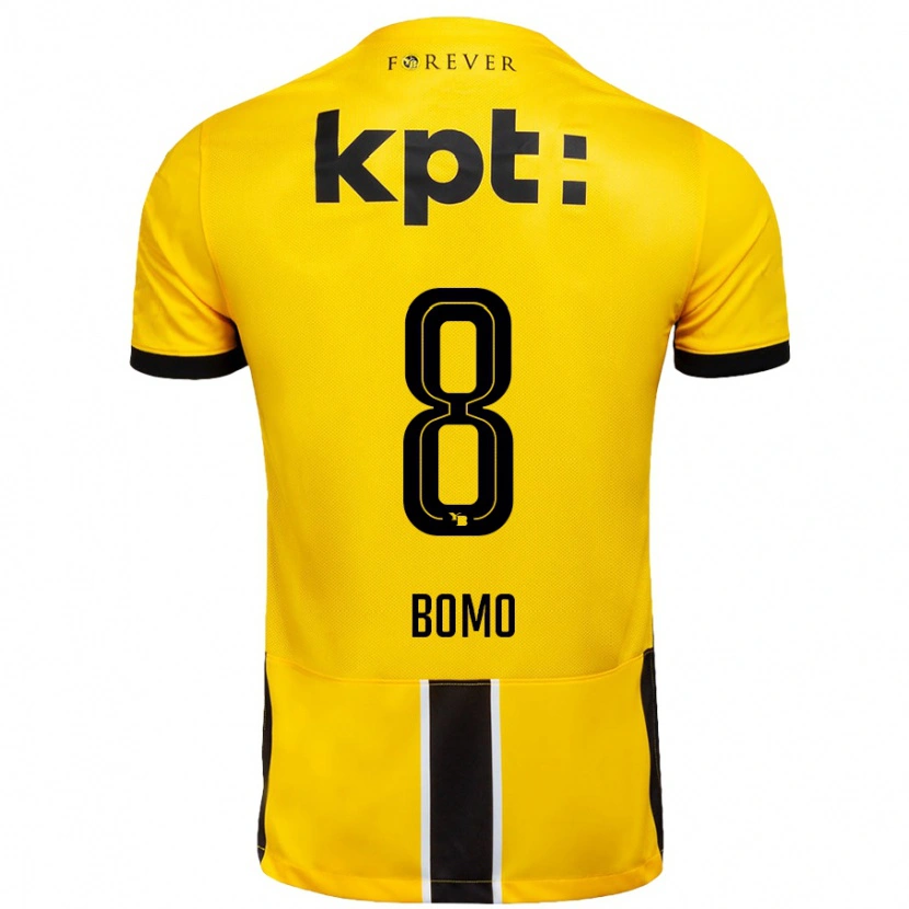 DanxenレディースJacques Bomo#8黄 黒ホームシャツ2024/25ジャージーユニフォーム