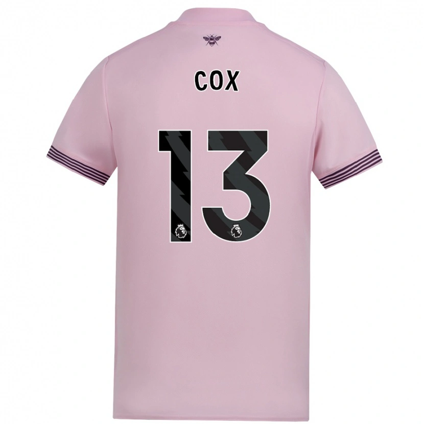 DanxenレディースMatthew Cox#13ピンクアウェイシャツ2024/25ジャージーユニフォーム
