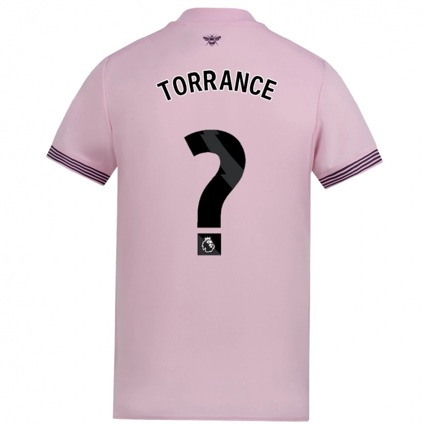 DanxenレディースBruno Torrance#0ピンクアウェイシャツ2024/25ジャージーユニフォーム